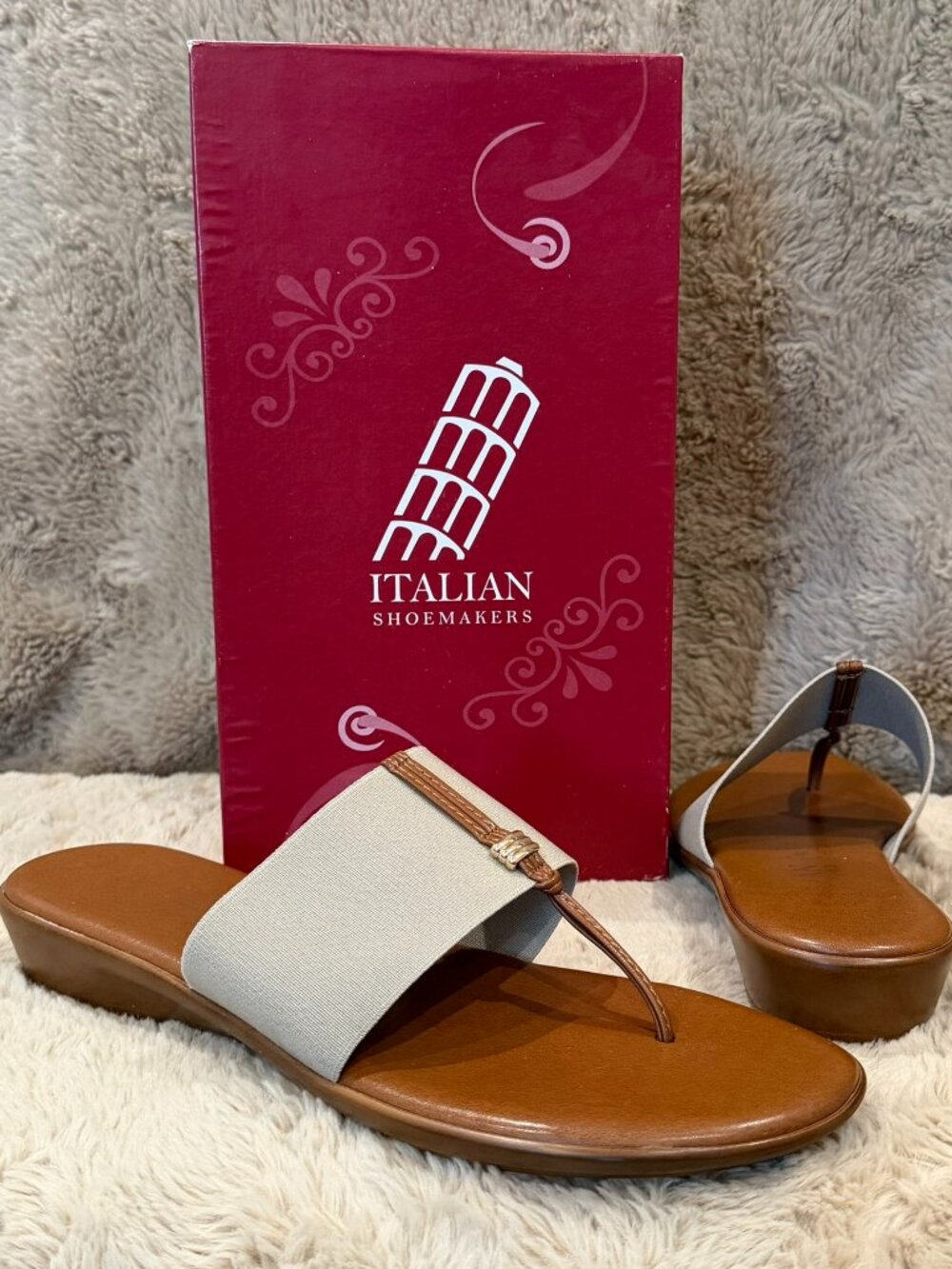 Italian Shoemakers Mikala Sandal Taupe Size 11